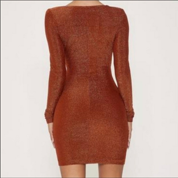 Meshki Shimmer Cut Wrap Dress - Picture 3 of 7